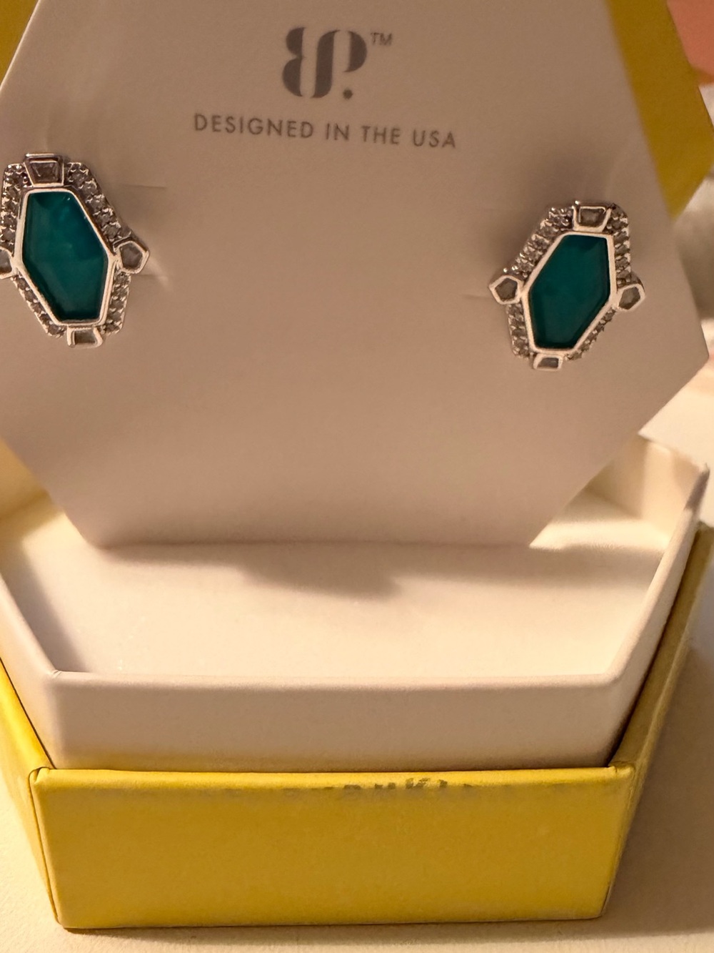 BP emerald green Earrings